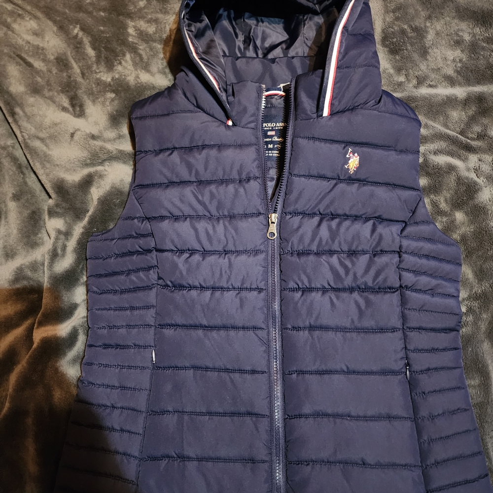 U.S. Polo Assn. Navy Puffer Vest